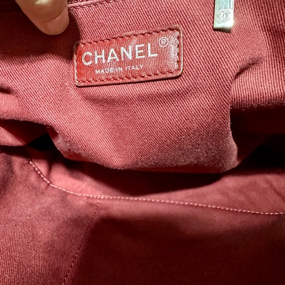 CHANEL ❤️🌟CC DEAUVILLE RED PINK TOTE BAG ⭐️ - Picture 13 of 14